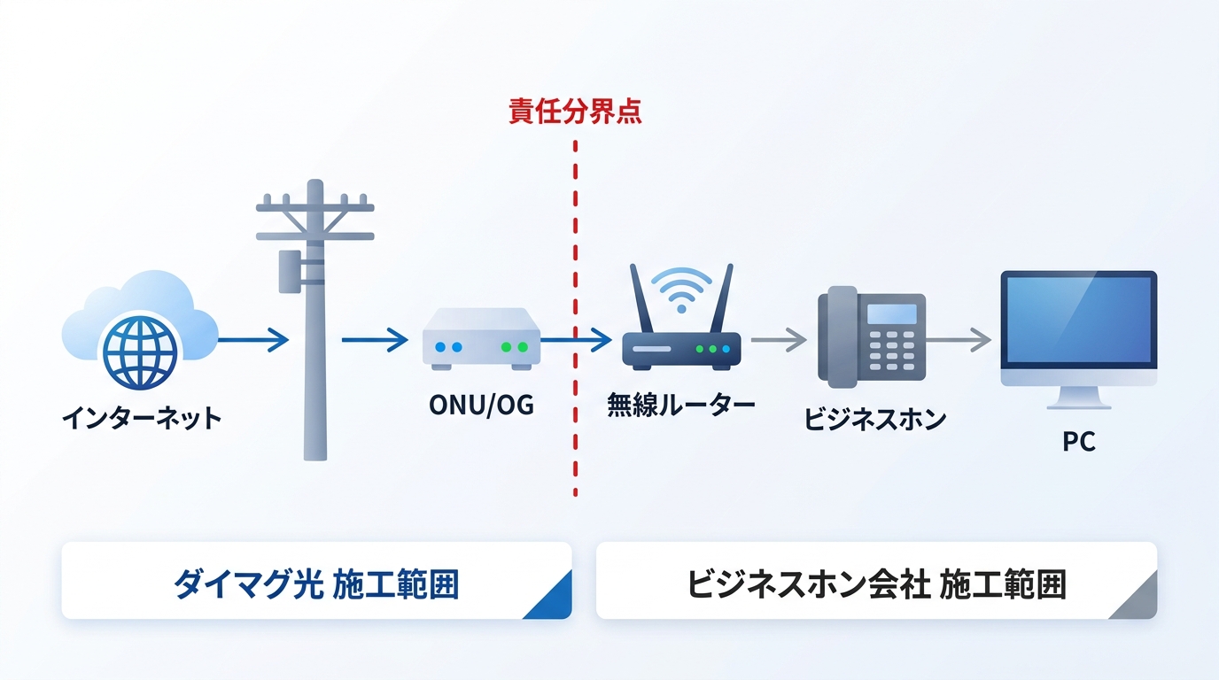 ダイマグ光 責任分界点図